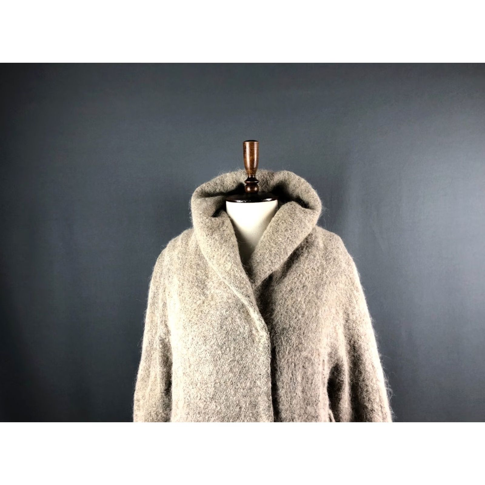 Cop Copine Cop-Copine Coat Wool Beige Women Size 38 Hooded Short New Size 26" / US 2 / IT 38 - 6 Thumbnail