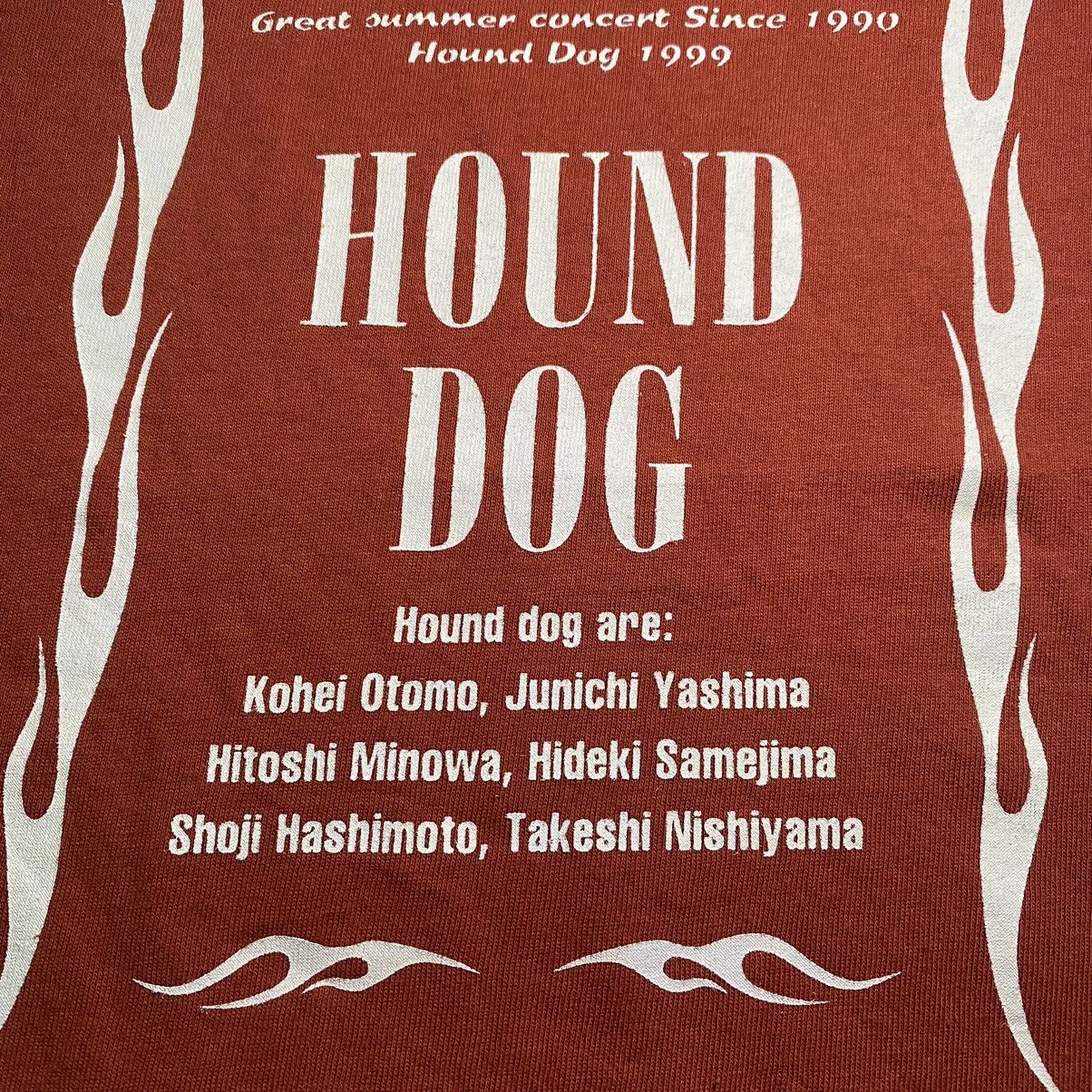 Band Tees × Vintage VINTAGE 90s HOUND DOG JAPANESE ROCK BAND T SHIRT Size US M / EU 48-50 / 2 - 9 Thumbnail