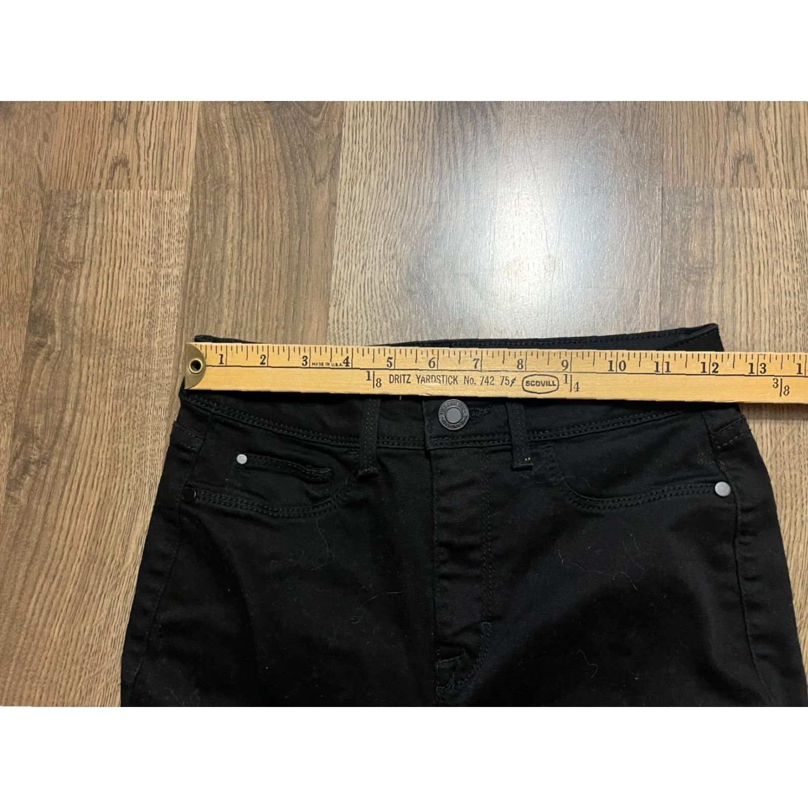 Vintage Time And Tru Jeans Women's Size 4 Black Denim High Rise Jegging Size 27" / US 4 / IT 40 - 4 Thumbnail