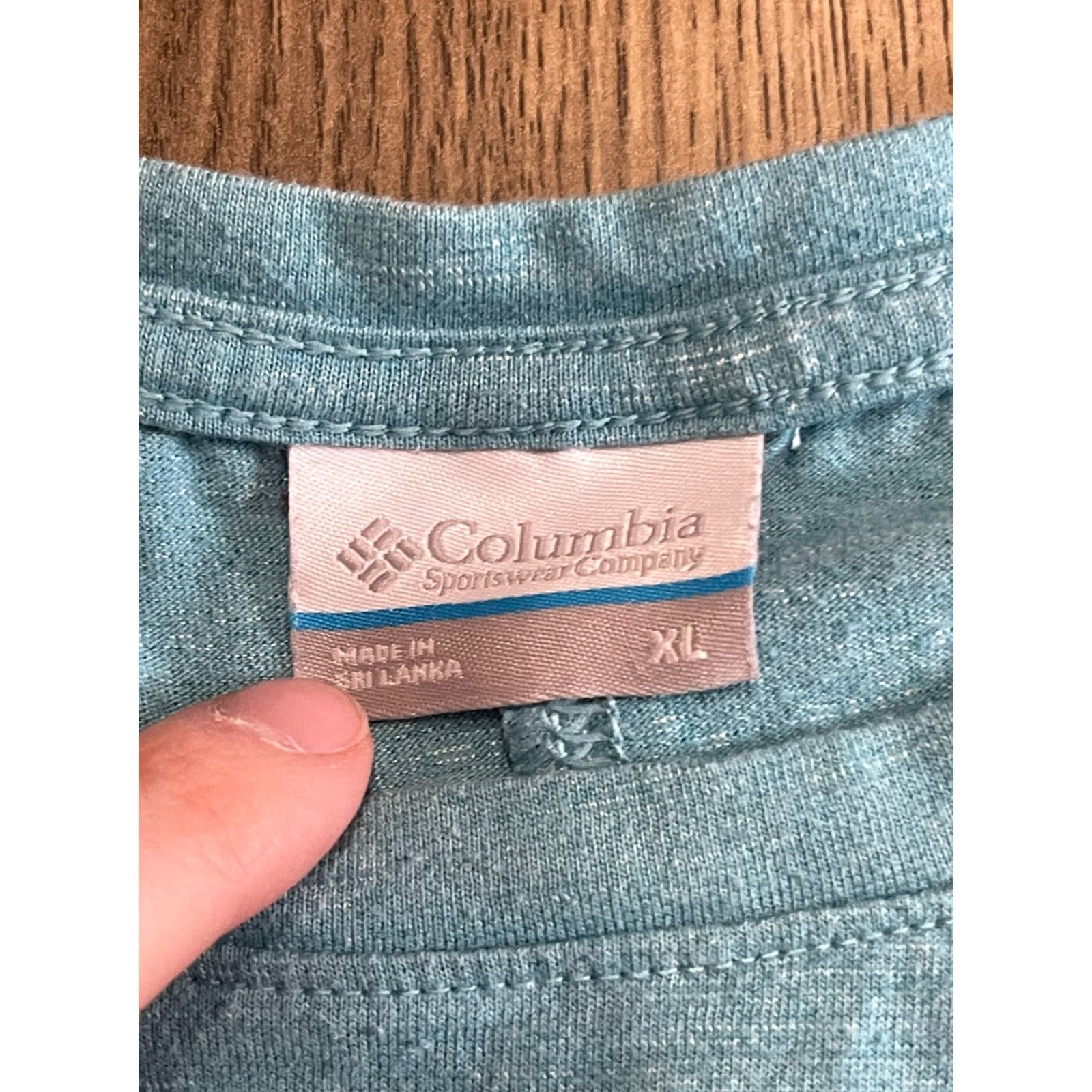 Vintage Columbia Shirt Women's XL Blue Short Sleeve Pocket T-Shirt Casual Modern Basic Pockets Size XL / US 12-14 / IT 48-50 - 7 Thumbnail