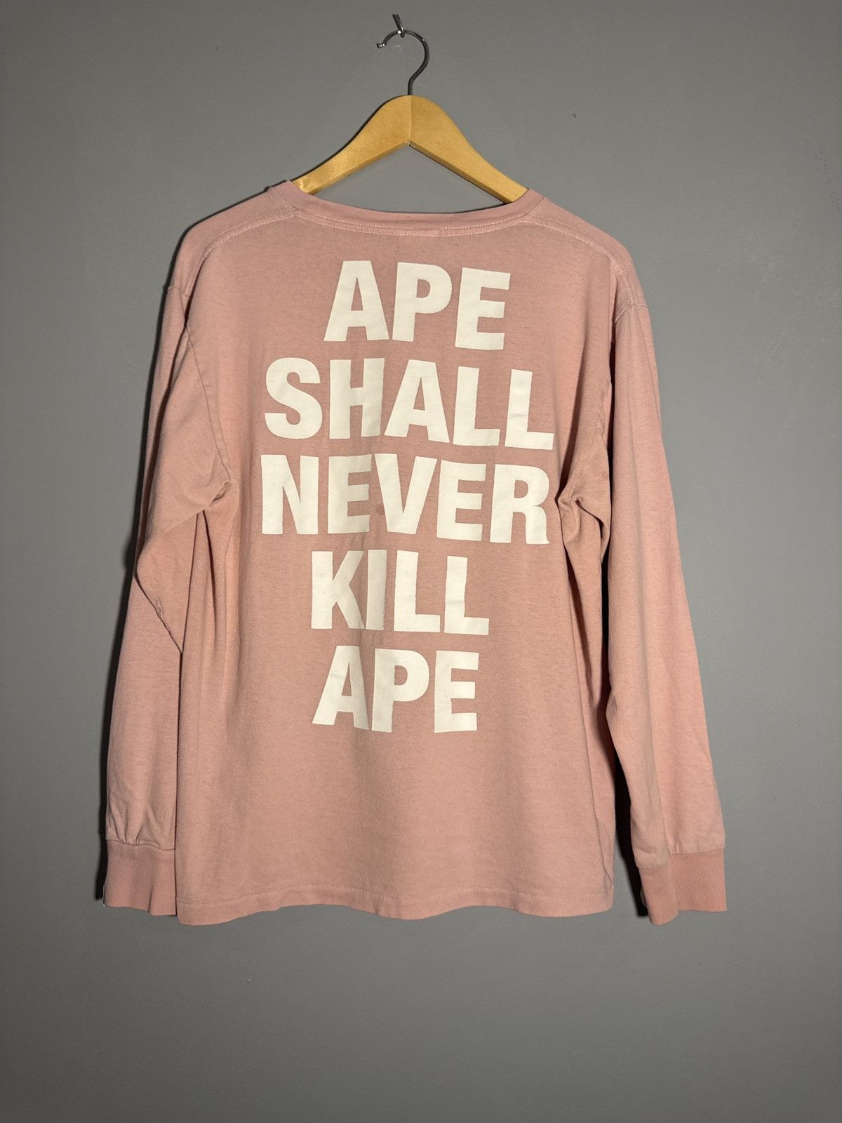 Bape Bape “ape shall never kill ape” long sleeve Size US M / EU 48-50 / 2 - 1 Thumbnail