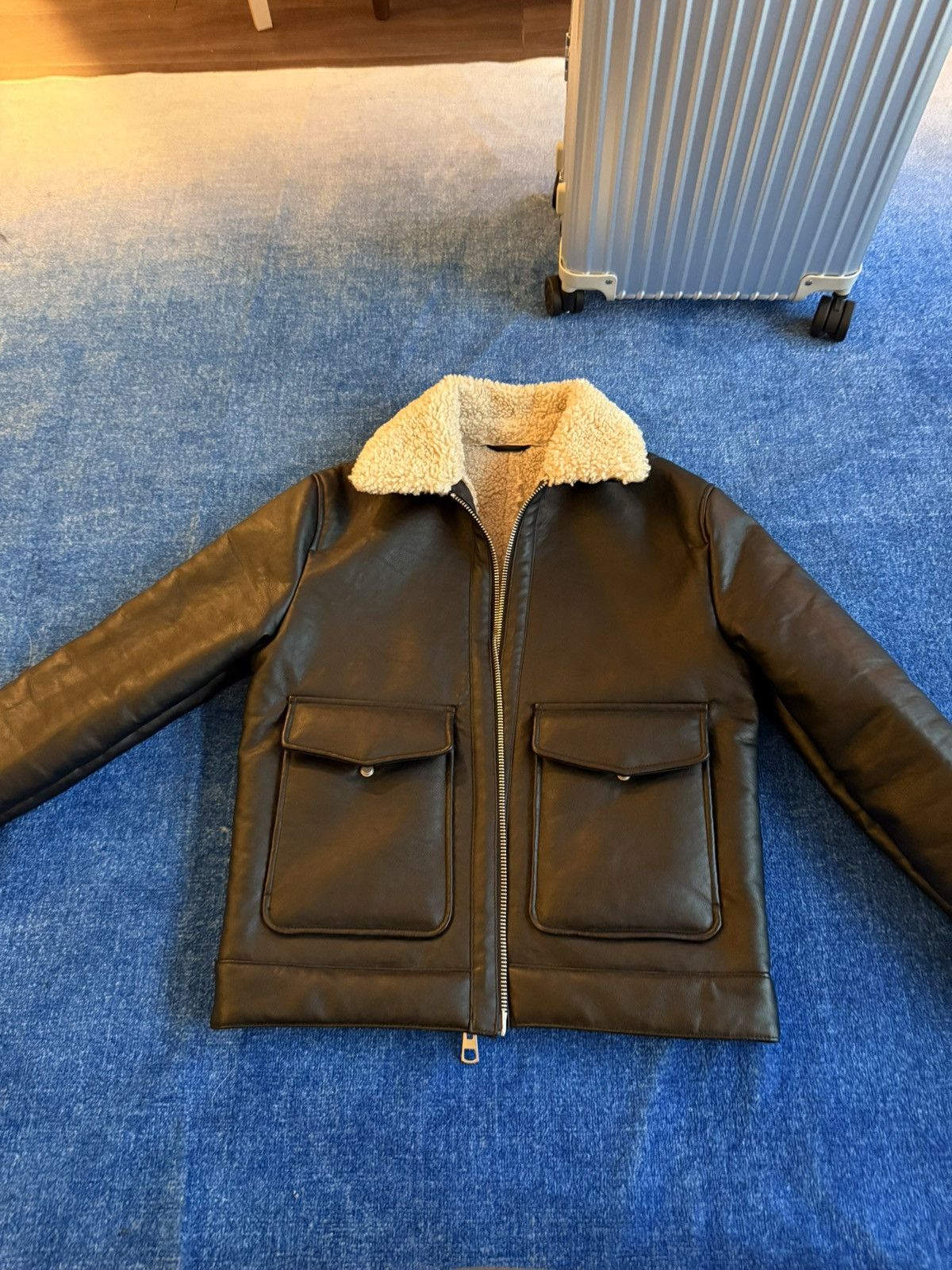 River Island River Island Shearling Jacket Size US S / EU 44-46 / 1 - 1 Thumbnail