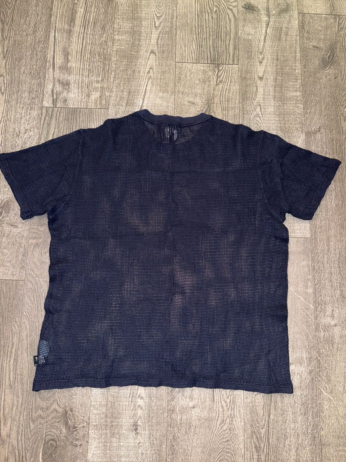 Stussy Knitted Mesh S/S T-shirt Size US XL / EU 56 / 4 - 2 Thumbnail