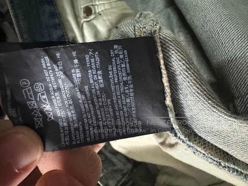 Saint Laurent Paris Saint Laurent Paris Big Destroyed Denim Jeans Size US 33 - 7 Thumbnail