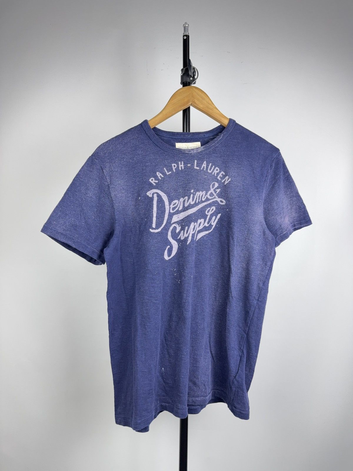 Denim & Supply Ralph Lauren 00s Y2K Ralph Lauren Denim Supply USA Graphic Tee Navy M Size US M / EU 48-50 / 2 - 1 Thumbnail