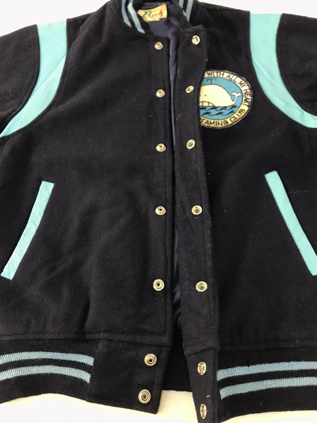 McGregor Bick Tokyo Dreaming Club Whale Patches Varsity Jacket Size US M / EU 48-50 / 2 - 5 Thumbnail