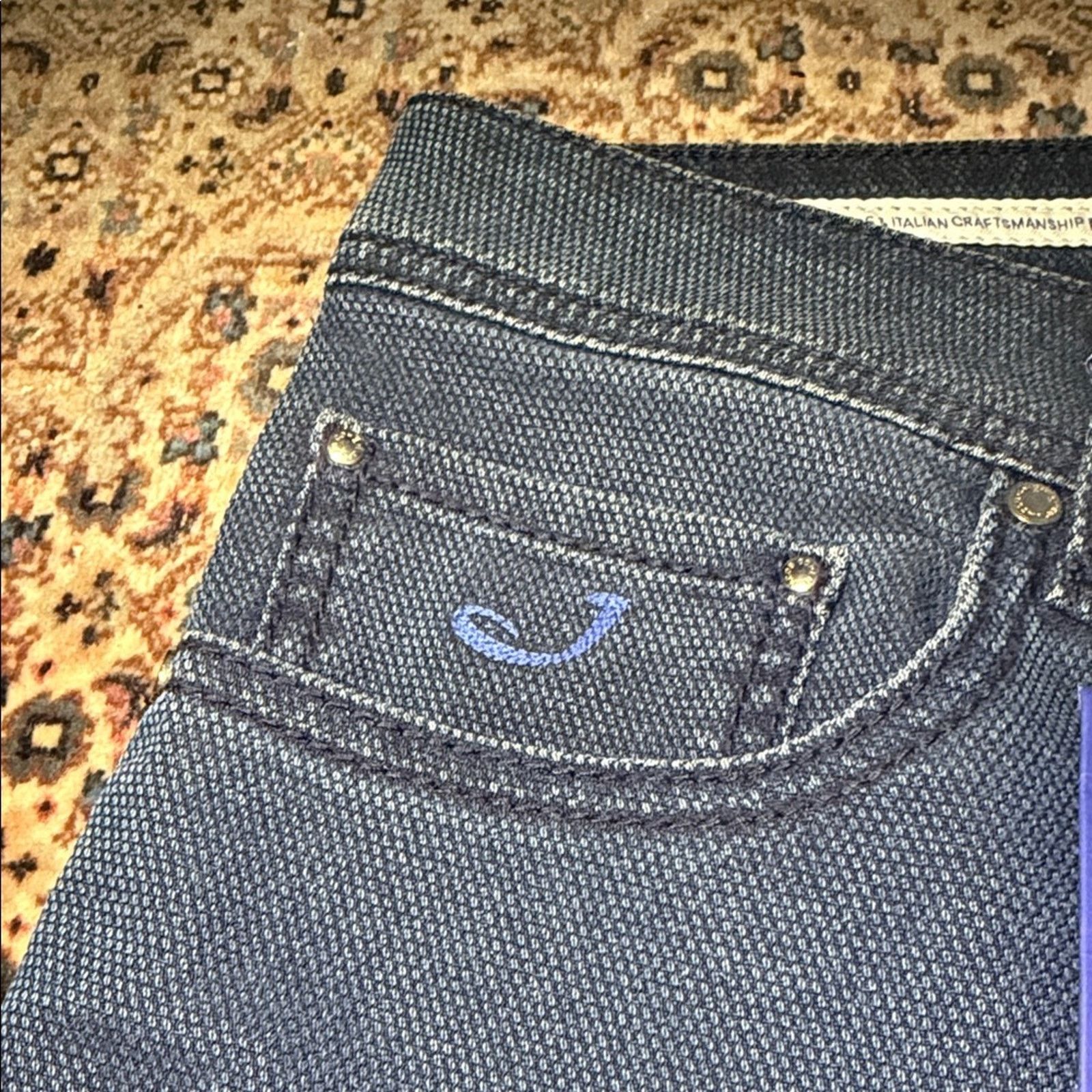 Jacob Cohen NWT Jacob Cohen Men's Deep Indigo Bard Jeans Size 32 Size US 32 / EU 48 - 7 Thumbnail