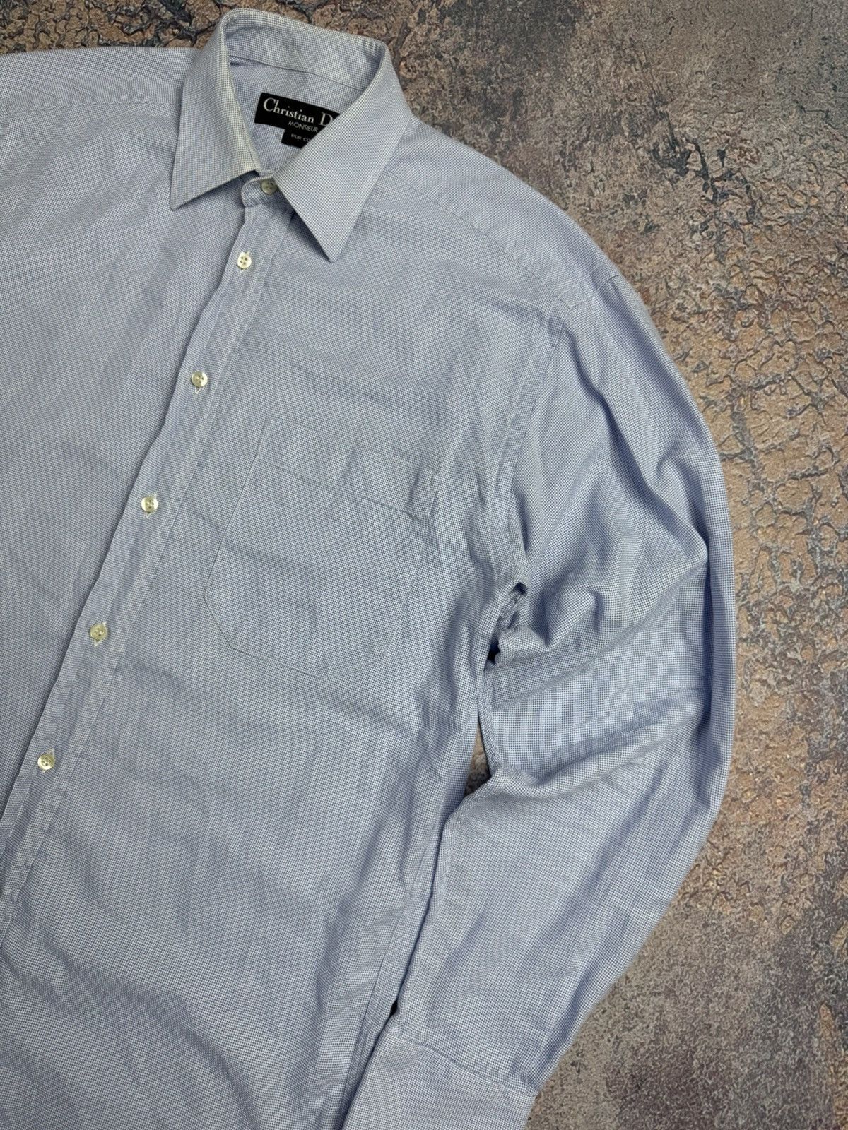 Christian Dior Monsieur Vintage Christian Dior Monsieur Button Up Shirt Y2K Size M Size US M / EU 48-50 / 2 - 5 Thumbnail