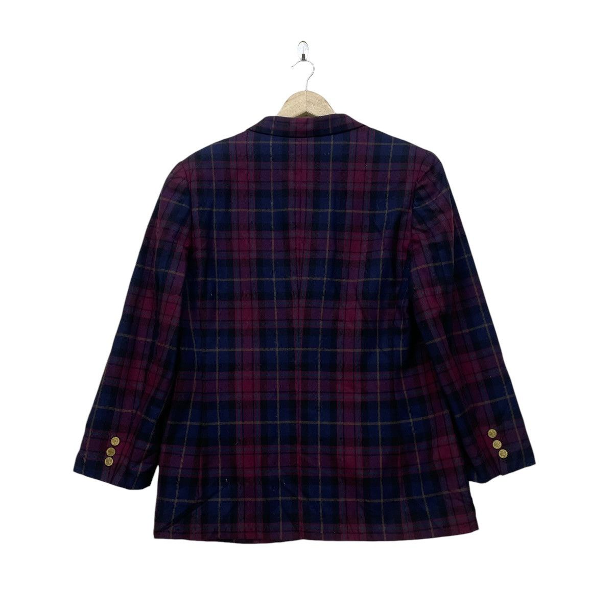 Burberry × Vintage Vintage Burberrys Plaid Jacket Size M / US 6-8 / IT 42-44 - 2 Thumbnail