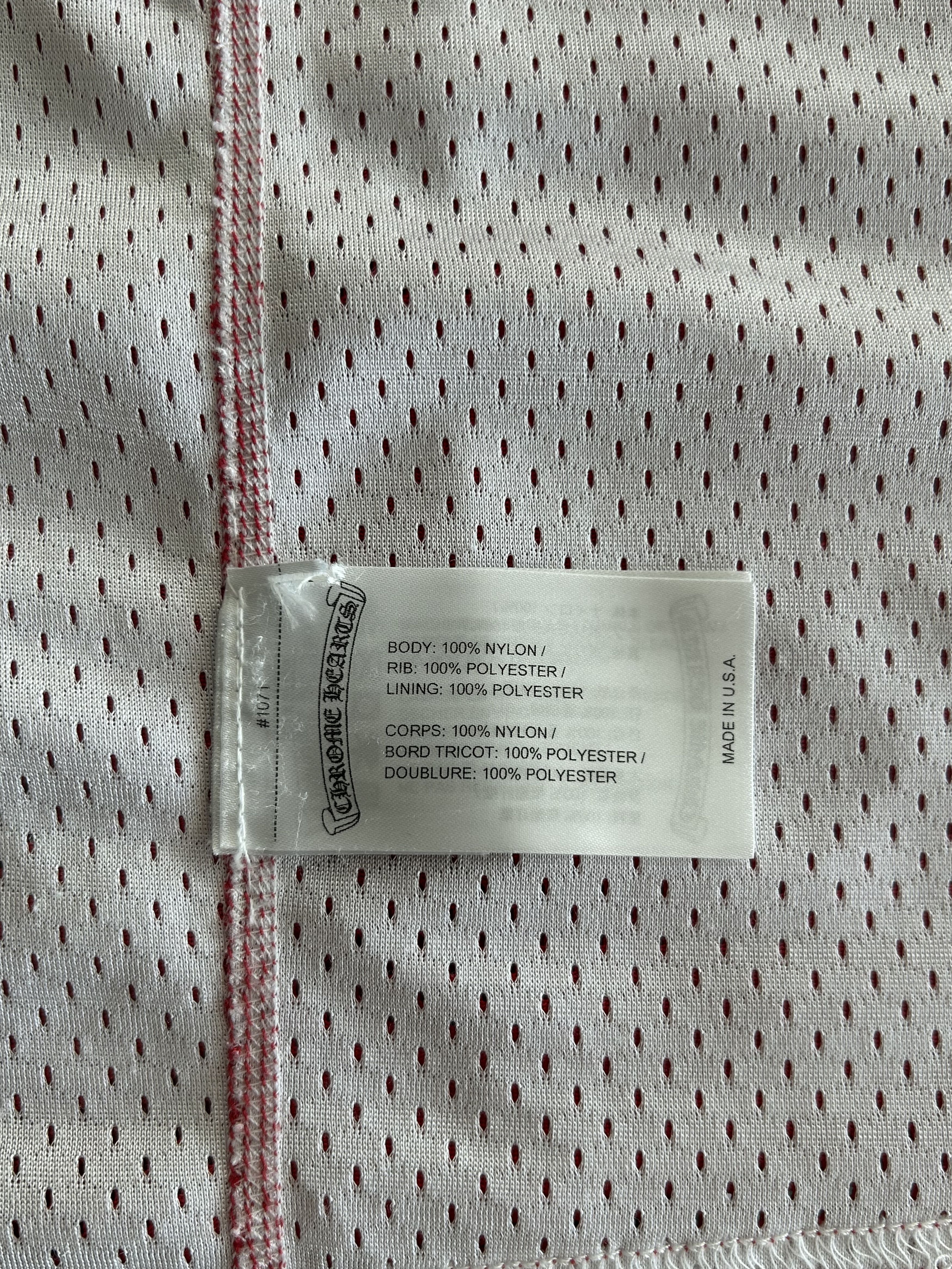 Chrome Hearts Matty Boy Red & White Team Form Reversible Mesh Jersey Size US XXL / EU 58 / 5 - 5 Thumbnail