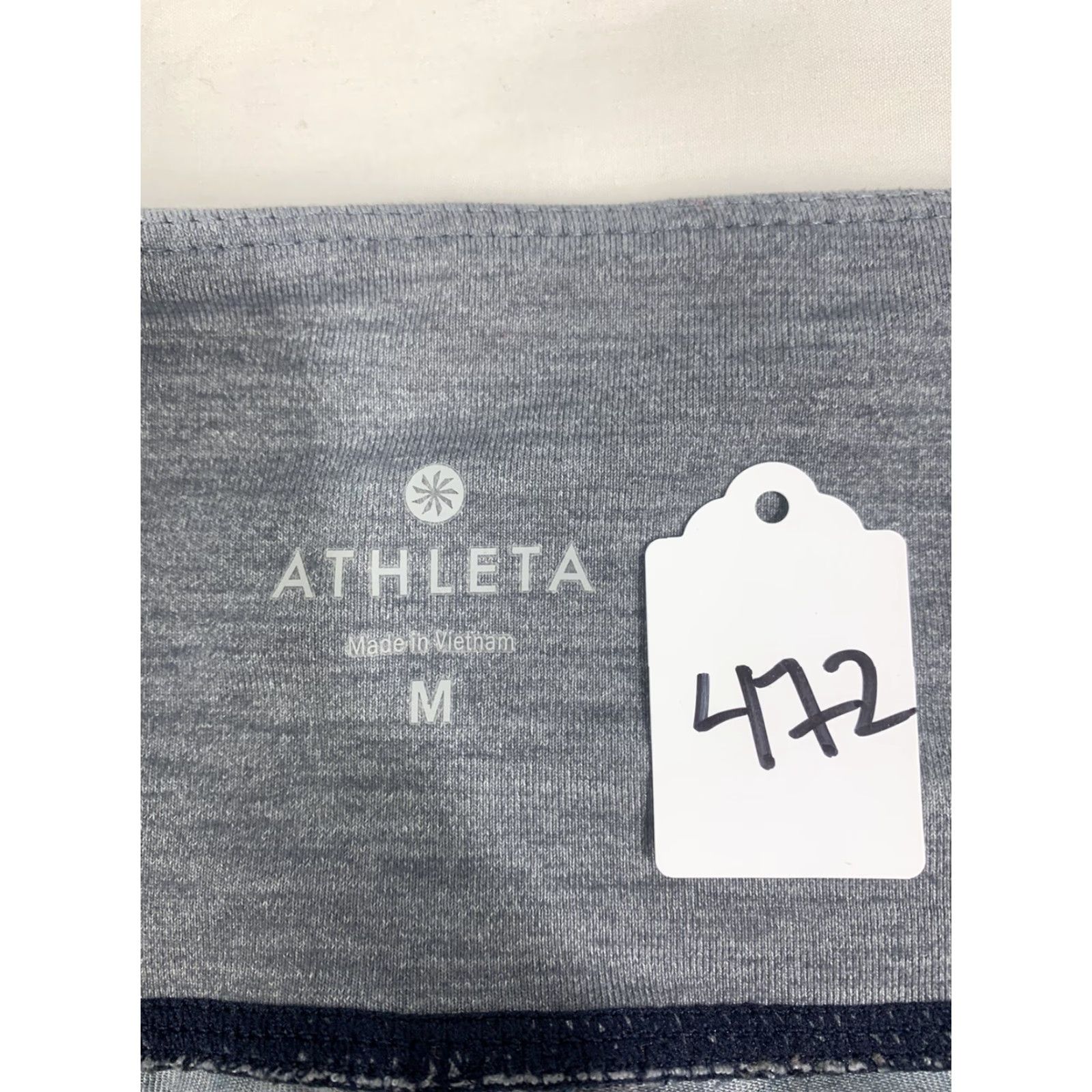 Athleta Athleta Leggings Womens M Black With Silver Stripes Pockets Picnic #472 Size 32" / US 10 / IT 46 - 8 Thumbnail