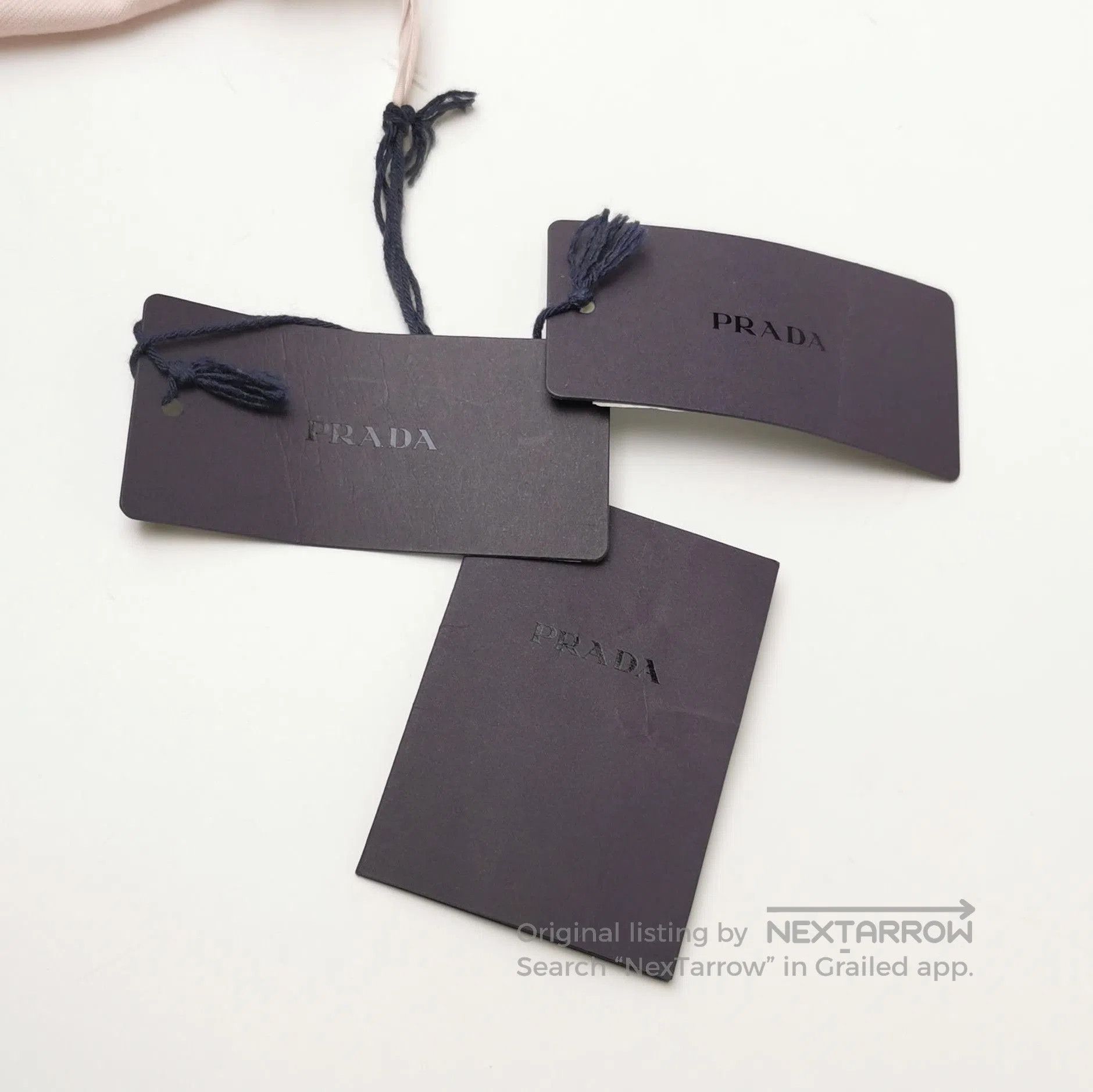 Prada Prada Logo Bow Detail Cotton Midi Skirt . Size 37" - 3 Thumbnail
