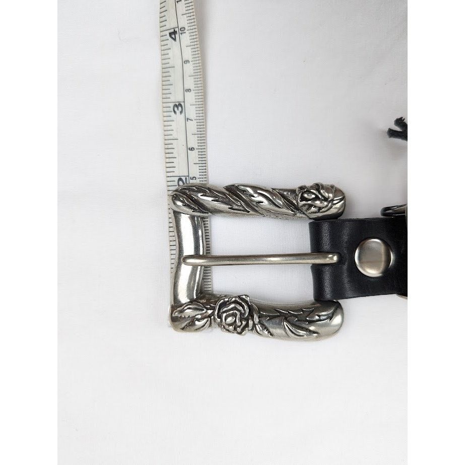 Enfants Riches Deprimes o1rshd1 Q:2 / Size: 110 / Goodbye Franky Belt in Black/Silve Size 44 - 16 Thumbnail