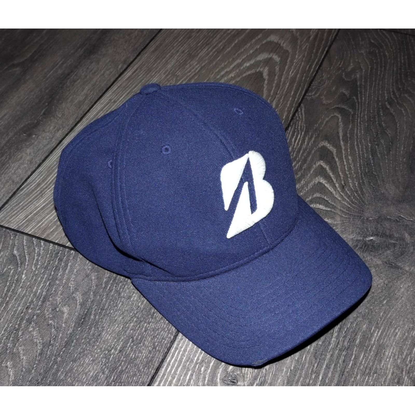 Vintage Bridgestone Golf Blue Baseball Cap Hat Stretch Lightweight 3D Logo One Size Men Size ONE SIZE - 2 Thumbnail
