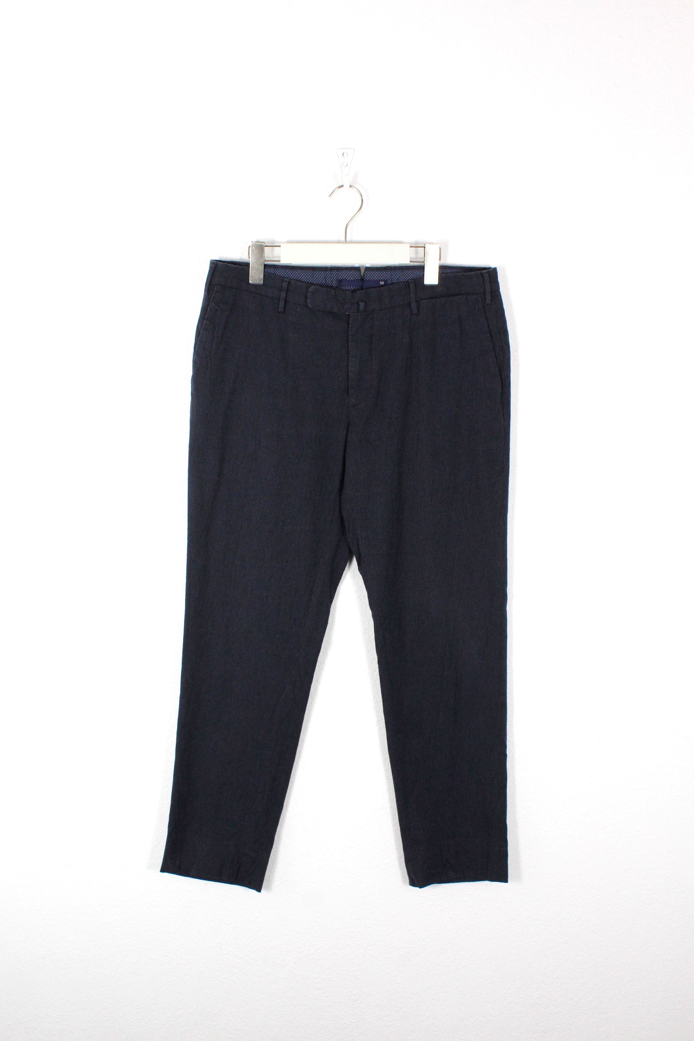 Incotex × Japanese Brand × Slowear Incotex Navy Blue Chino Pants Trousers Size US 34 / EU 50 - 1 Thumbnail