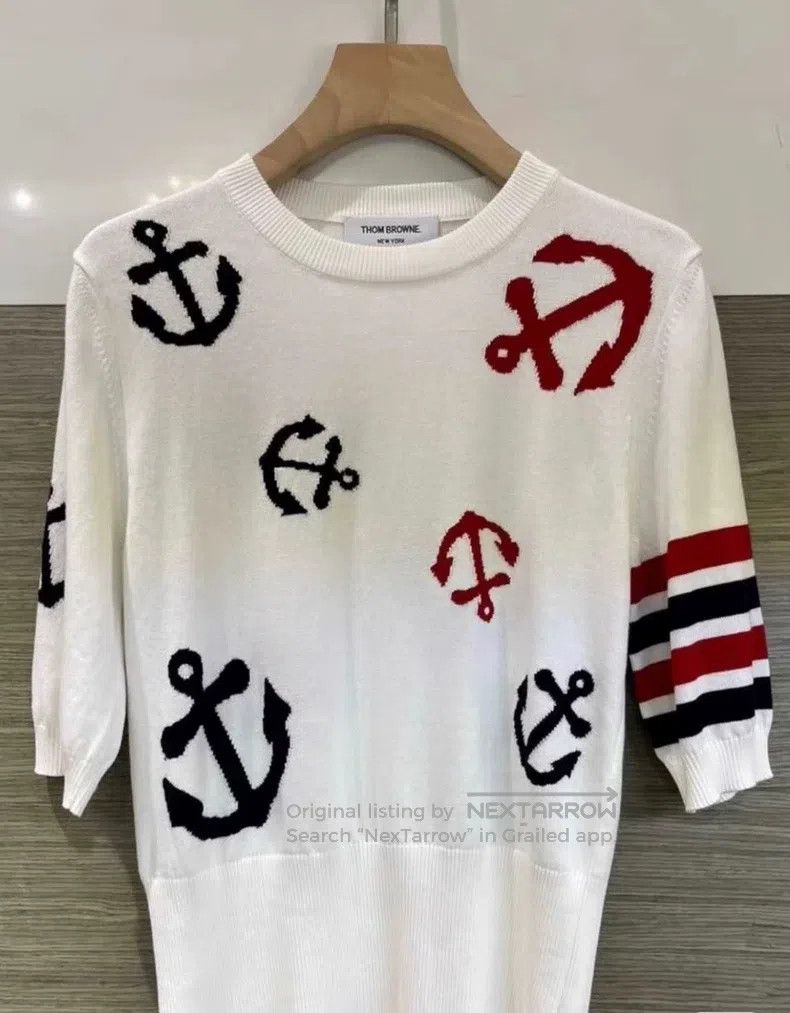 Thom Browne Thom Browne Knitted Short Sleeve Size S / US 4 / IT 40 - 3 Thumbnail
