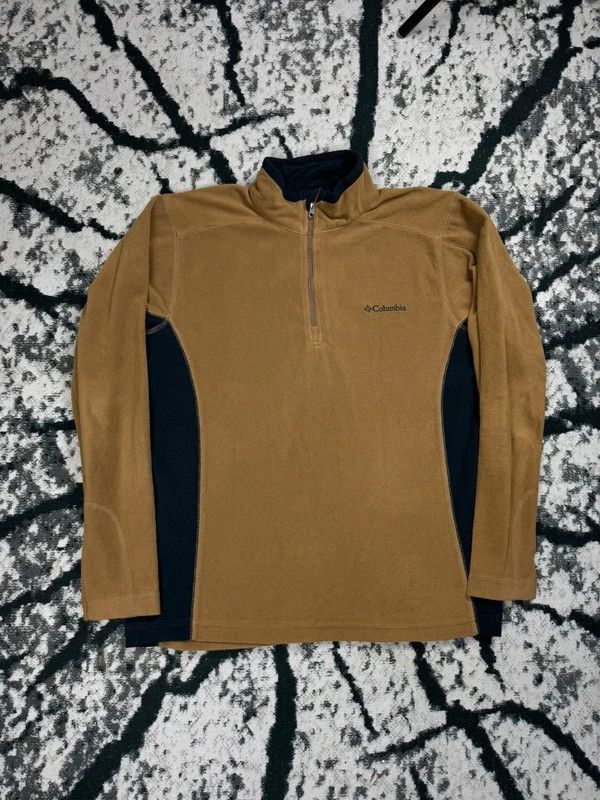 Columbia Columbia halfzip fleece brown black S logo Size US S / EU 44-46 / 1 - 1 Thumbnail