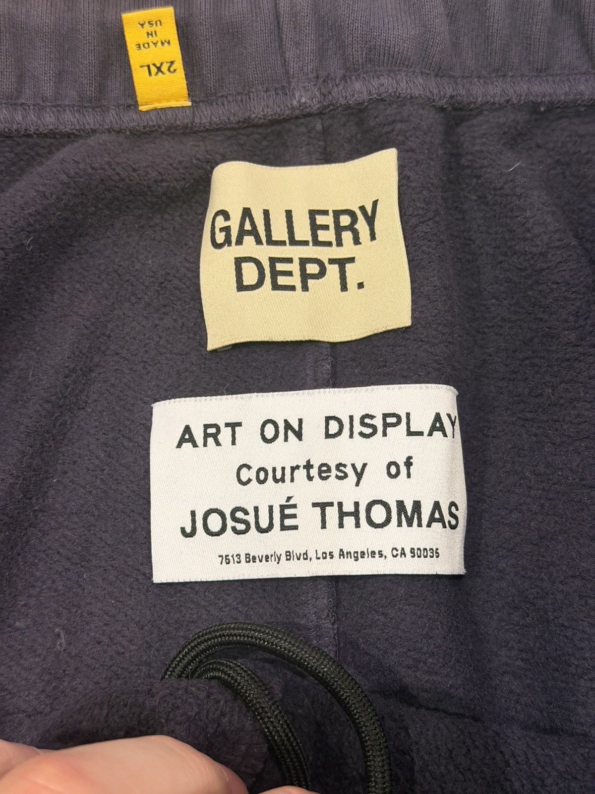 Gallery Dept. Gallery Dept French Logo Flared Sweatpants - Navy Size US 36 / EU 52 - 4 Thumbnail