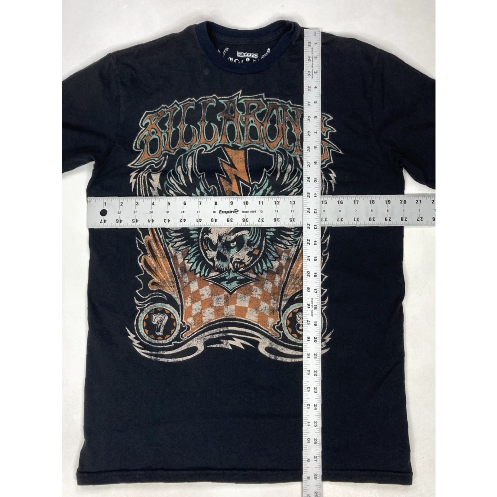 Billabong VINTAGE Billabong Skull Wing Graphic T-shirt Men Medium Black Short Sleeve Size US M / EU 48-50 / 2 - 5 Thumbnail