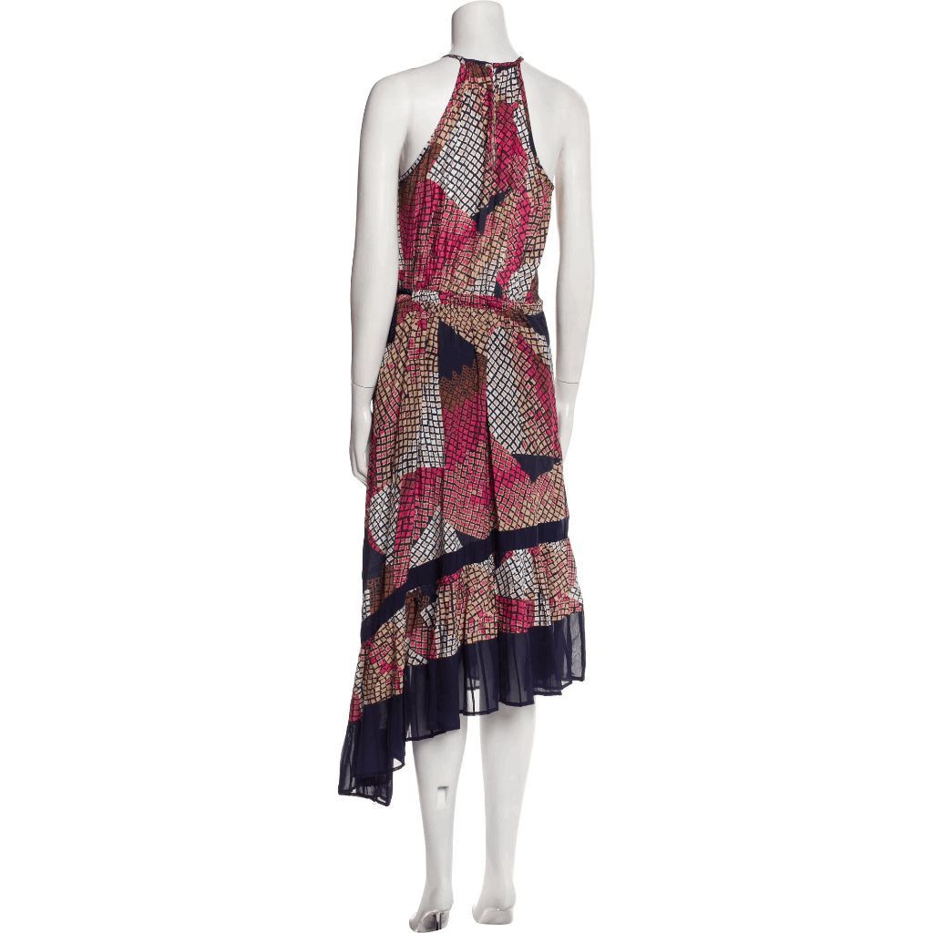 Ramy Brook Ramy Brook Multicolor Printed Halter Midi Dress Size XS Size XS / US 0-2 / IT 36-38 - 2 Thumbnail