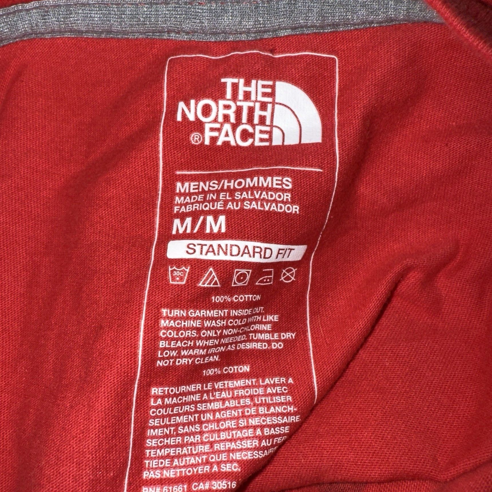 The North Face The North Face Men's Red Cotton Graphic T-Shirt Size M Casual Outdoor Wear Size US M / EU 48-50 / 2 - 4 Thumbnail