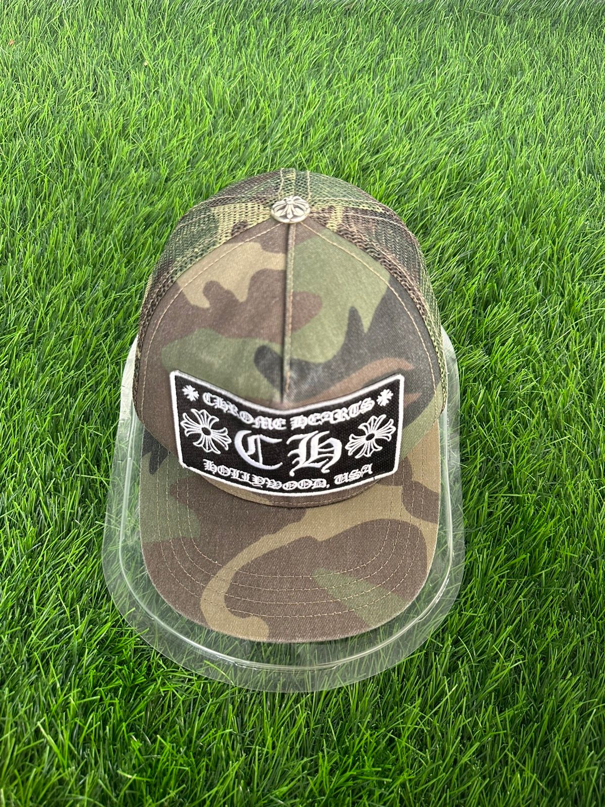 Pre-owned Chrome Hearts Hat / Cap In Camo