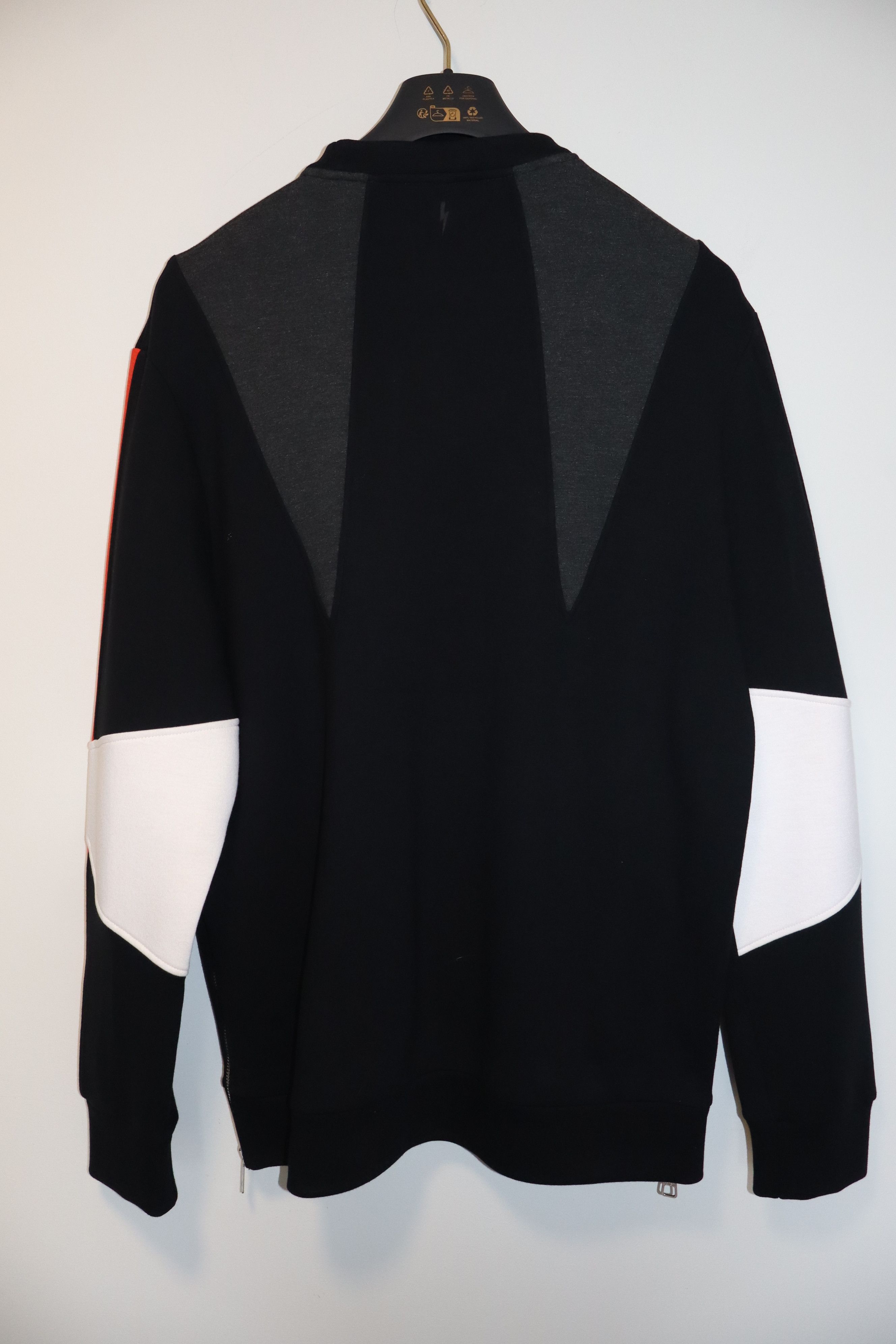 Neil Barrett Geometric panel neoprene sweatshirt Size US L / EU 52-54 / 3 - 2 Thumbnail