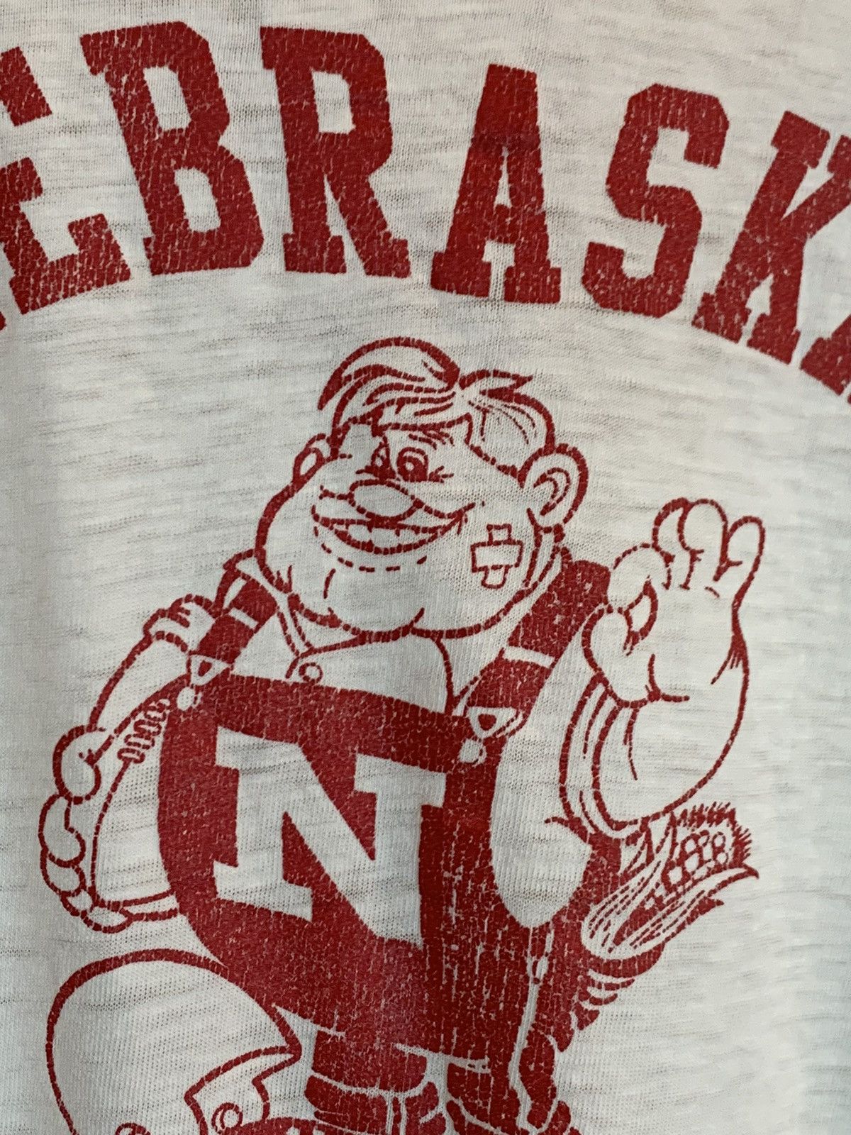 Vintage RARE* Vintage 60’s Nebraska Corn Huskers Single Stitch Shirt Size US M / EU 48-50 / 2 - 5 Thumbnail
