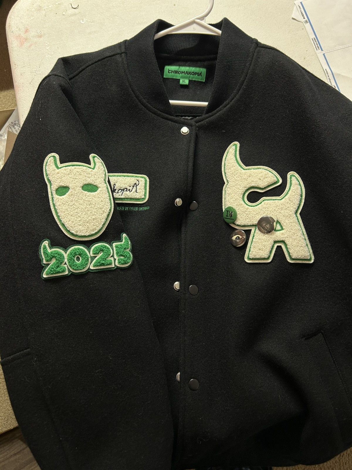 Golf Wang × Tyler The Creator Chromakopia Tour 2025 Varsity Jacket