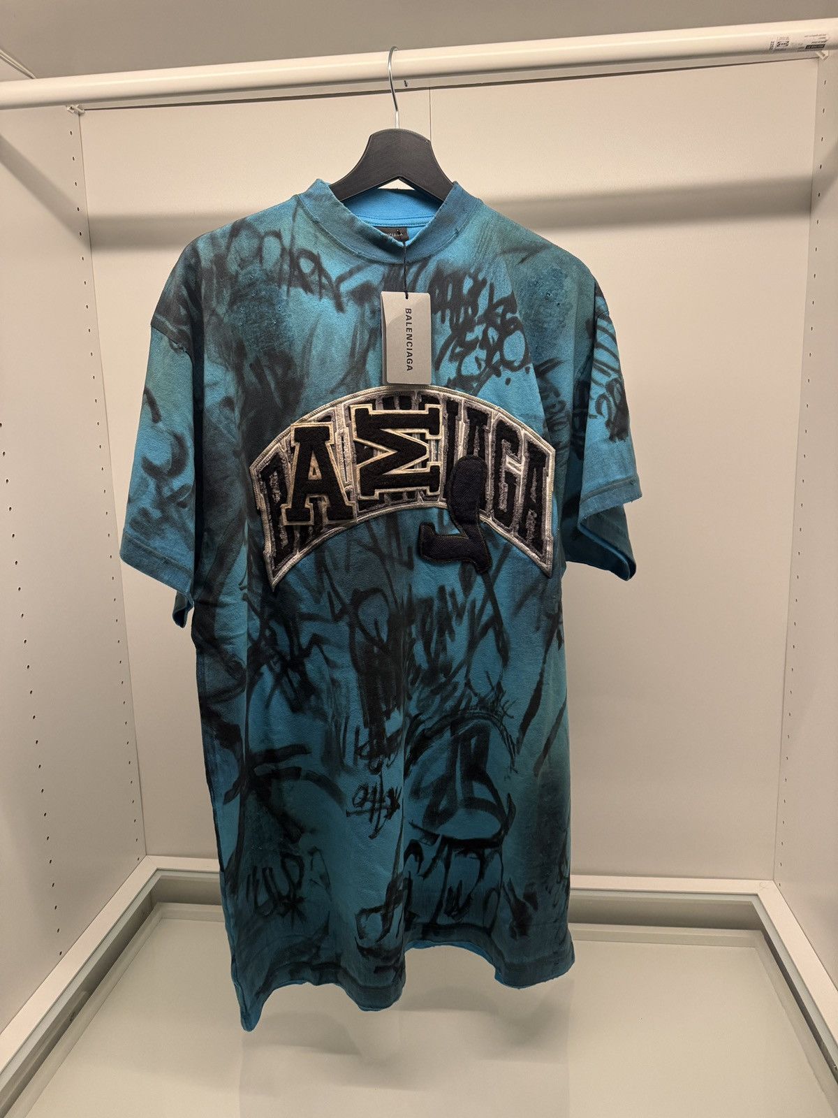 Balenciaga Balenciaga skater graffiti T-shirt Size US M / EU 48-50 / 2 - 2 Thumbnail