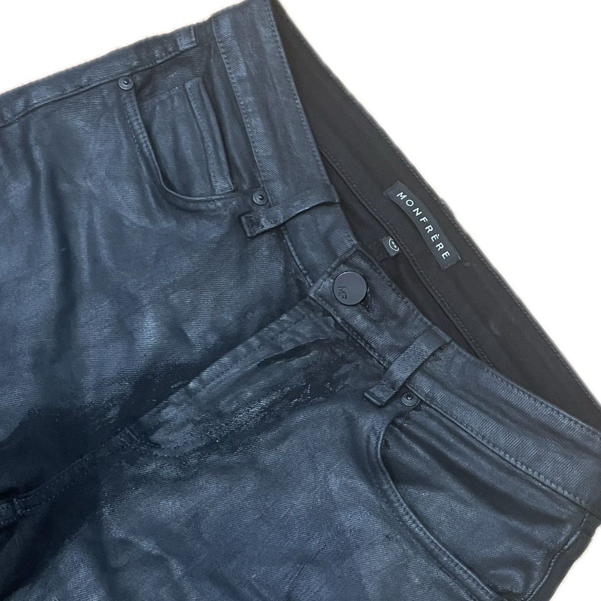 MONFRERE Monfrere “Clint” style bootcut wax denim Size US 29 - 3 Thumbnail
