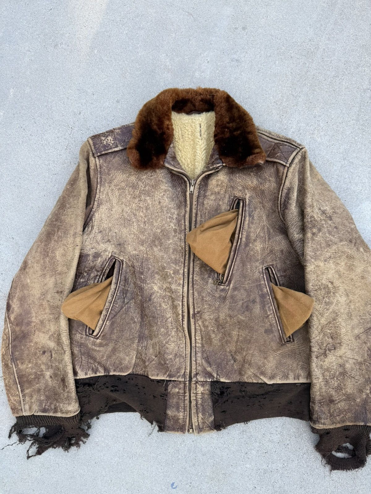 Other 1940’s WWII Air Force B-3 shearling bomber Size US S / EU 44-46 / 1 - 6 Thumbnail
