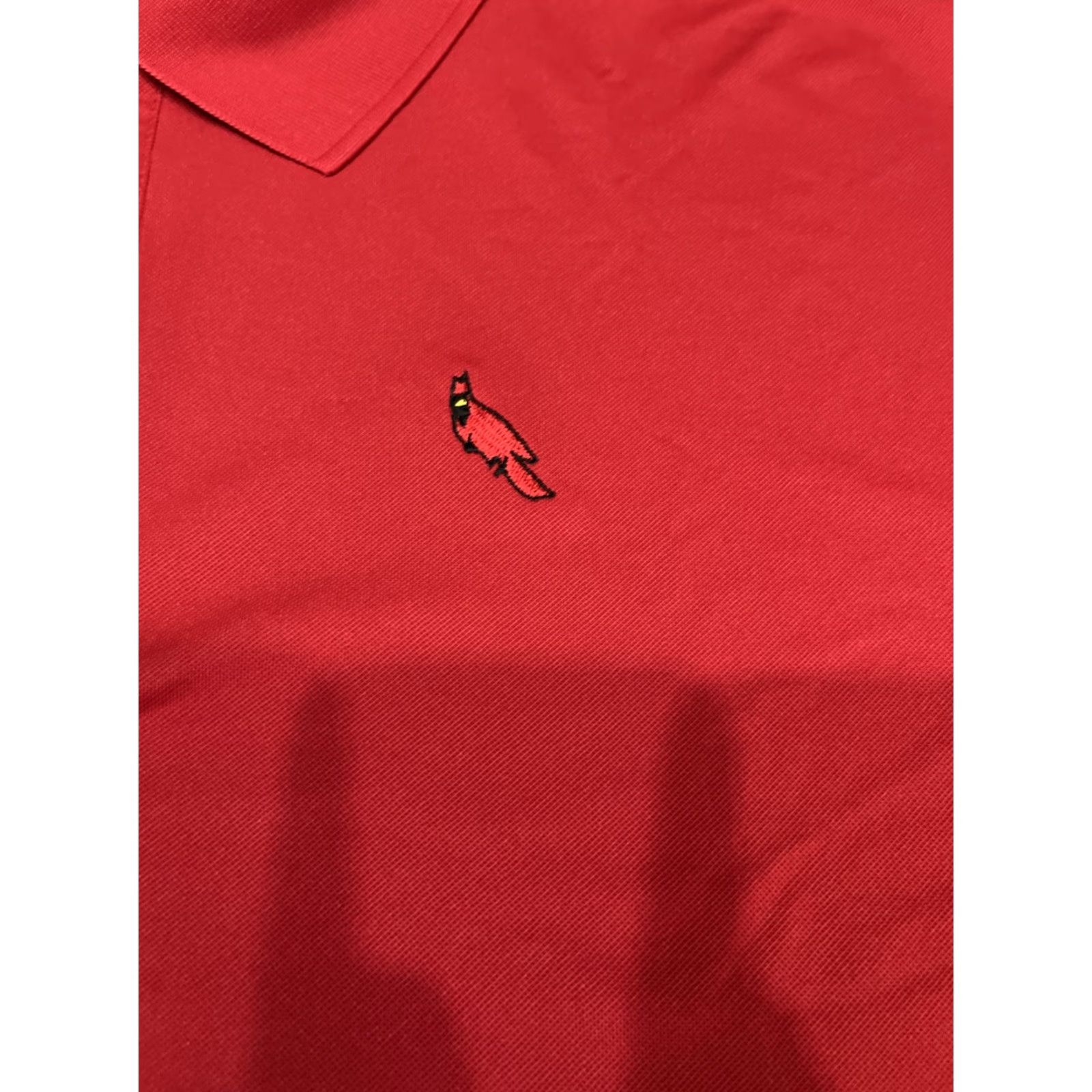 Vintage Byron Nelson Polo Shirt Mens 2XL Red Cardinal Logo Golf DriWay Breathable Lightweight Moisture Wicking Short Sleeve Collared Polo 60s mindset? Size US XXL / EU 58 / 5 - 2 Thumbnail