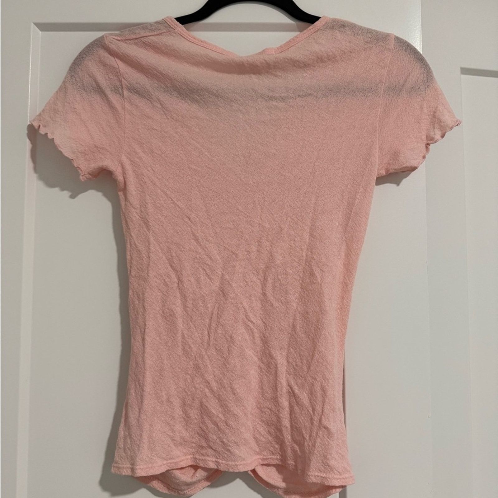 Anthropologie New Sundry Ruched front short sleeve tee - Small (1) - $98 Size S / US 4 / IT 40 - 2 Thumbnail
