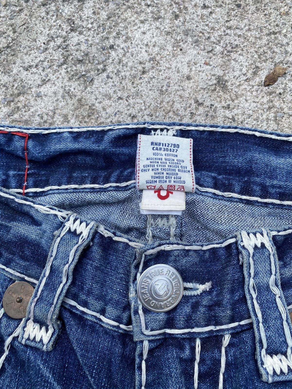 Japanese Brand × Tornado Mart × True Religion 1990s - True Religion Flare Jeans Size US 34 / EU 50 - 22 Thumbnail