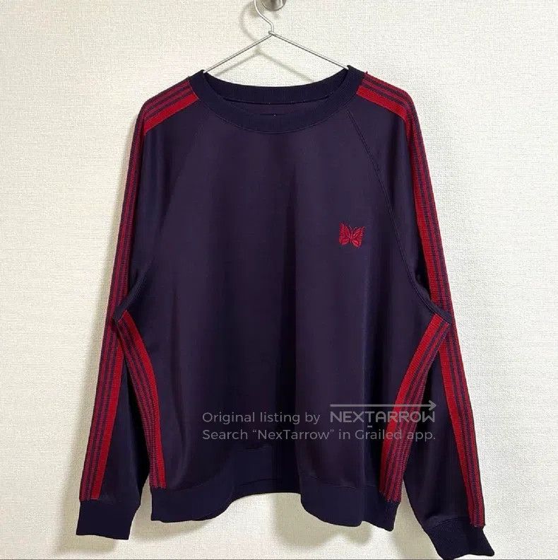 Needles Needles Butterfly Embroidered Sweatshirt Size US L / EU 52-54 / 3 - 1 Thumbnail