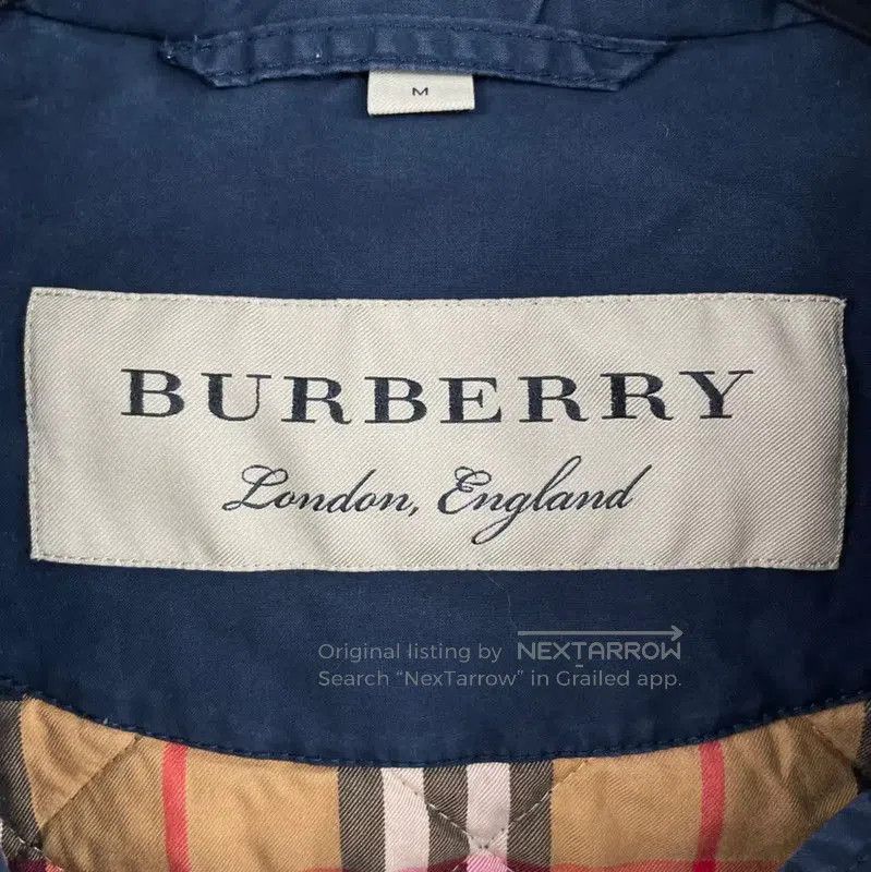 Burberry Burberry Men's Quilted Winter Blue Coat. Size US M / EU 48-50 / 2 - 3 Thumbnail