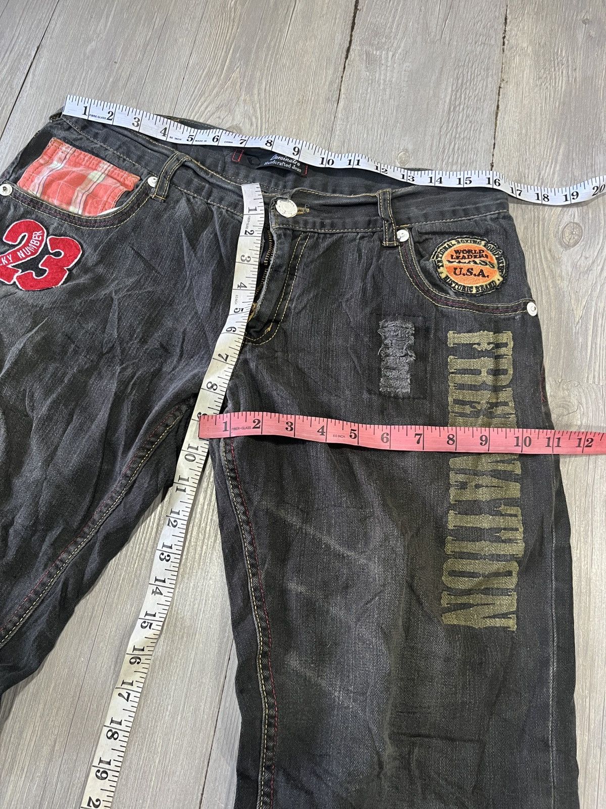 Hysteric Glamour VINTAGE Dominate Handcrafted Jeans Size US 32 / EU 48 - 7 Thumbnail