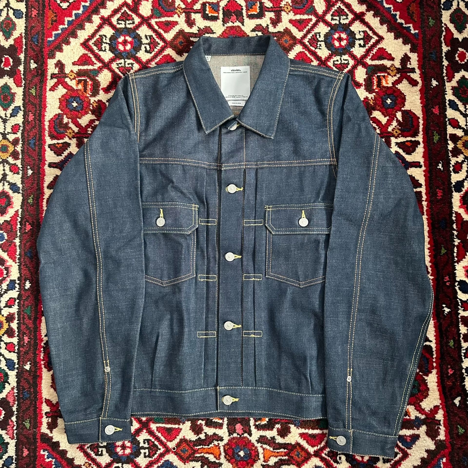Visvim visvim 17AW 101 JUMBO JKT Denim Jacket Size US M / EU 48-50 / 2 - 2 Thumbnail