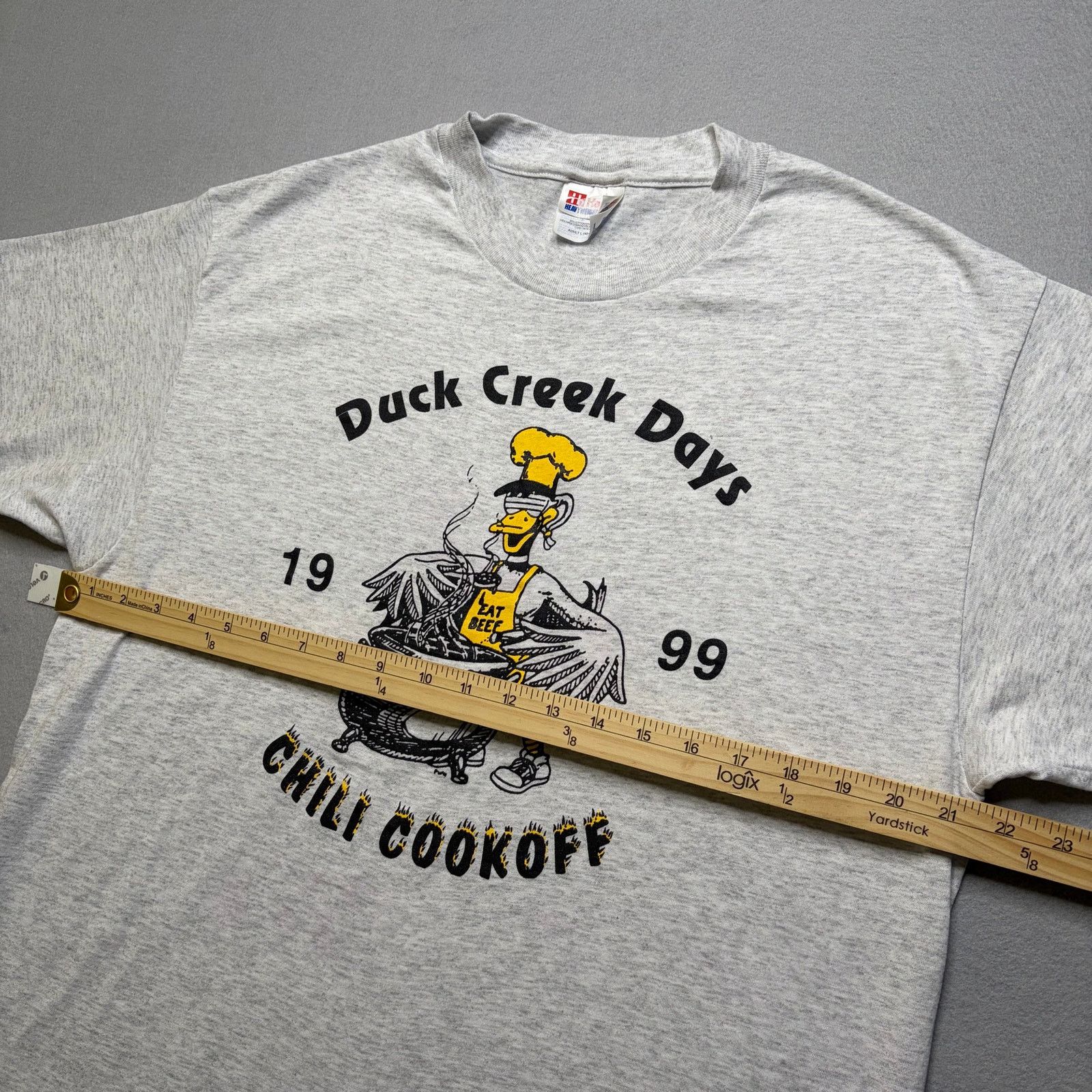 Hanes Vintage Duck Creek Days 1999 Chili Cookoff T-Shirt Men’s L Size US L / EU 52-54 / 3 - 5 Thumbnail