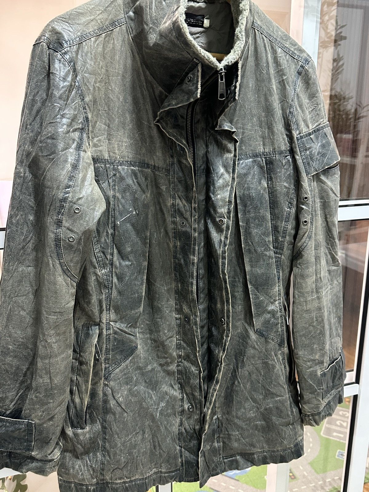 L7 Real Hip L7 Real Hip Japan Waxed Coat Zipper Jacket Size US L / EU 52-54 / 3 - 20 Thumbnail
