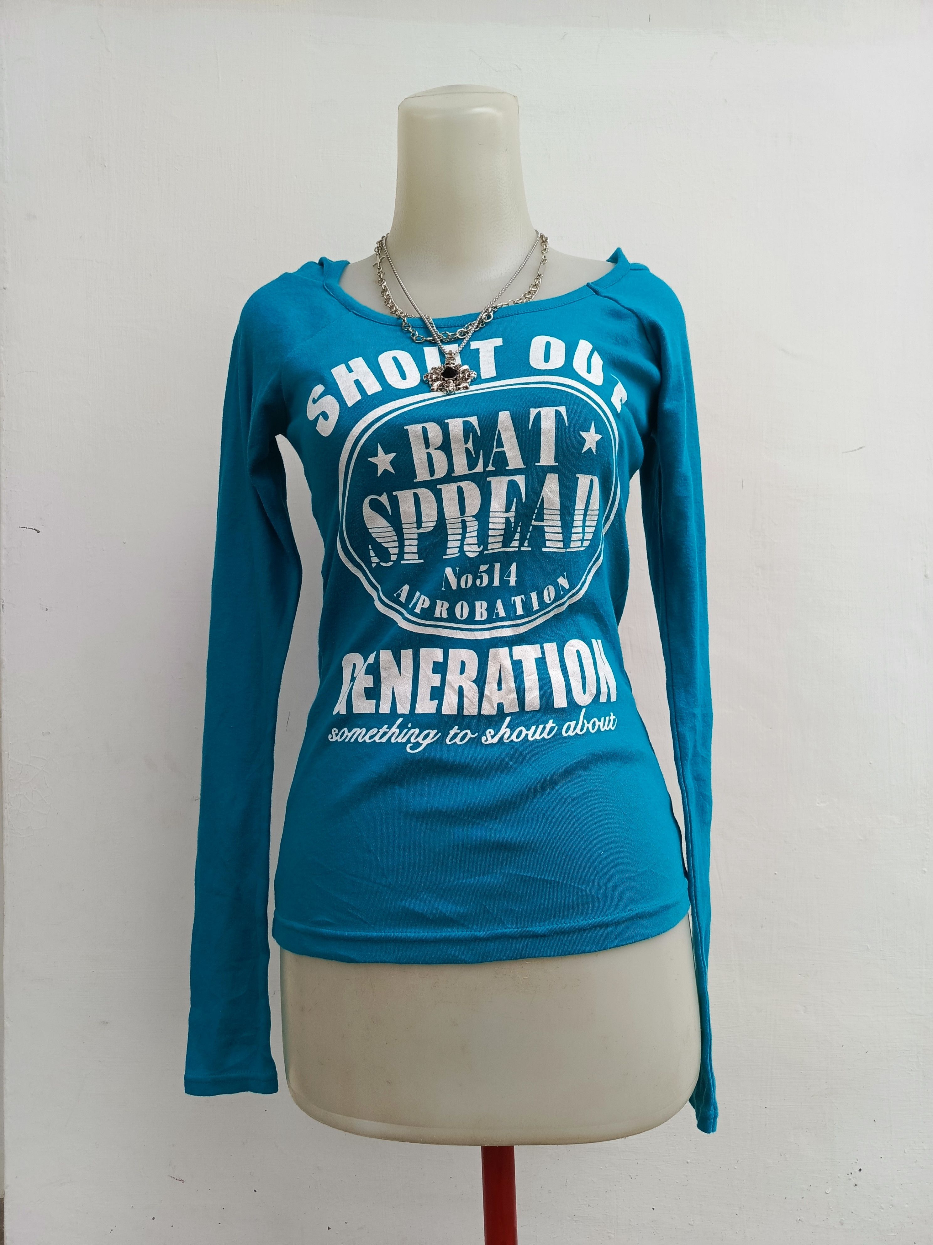 Japanese Brand GRASS.M Beat Spread Hooded Long Sleeve Tee Size M / US 6-8 / IT 42-44 - 7 Thumbnail