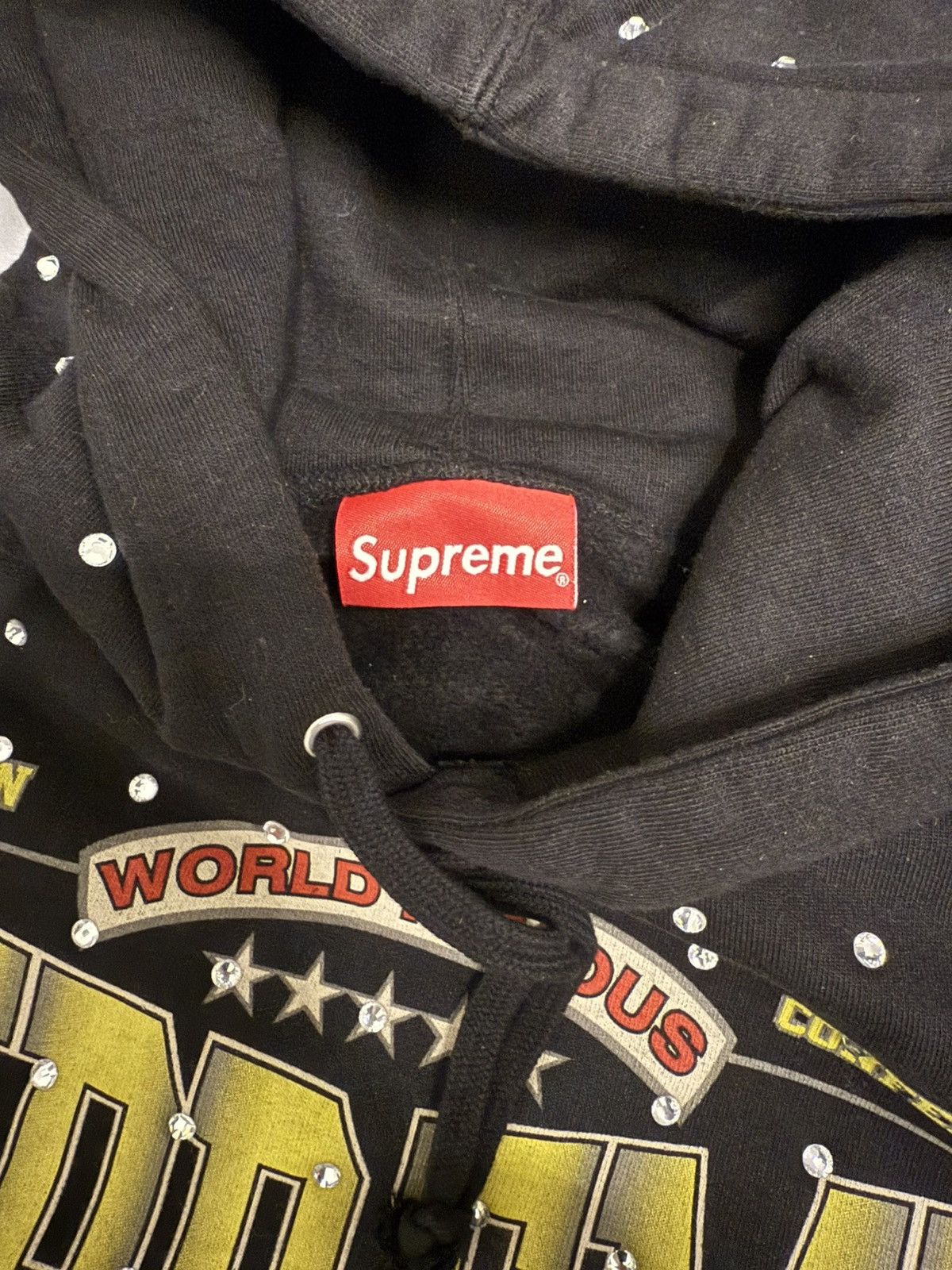 Supreme Supreme Rhinestone Hoodie Size US M / EU 48-50 / 2 - 4 Thumbnail