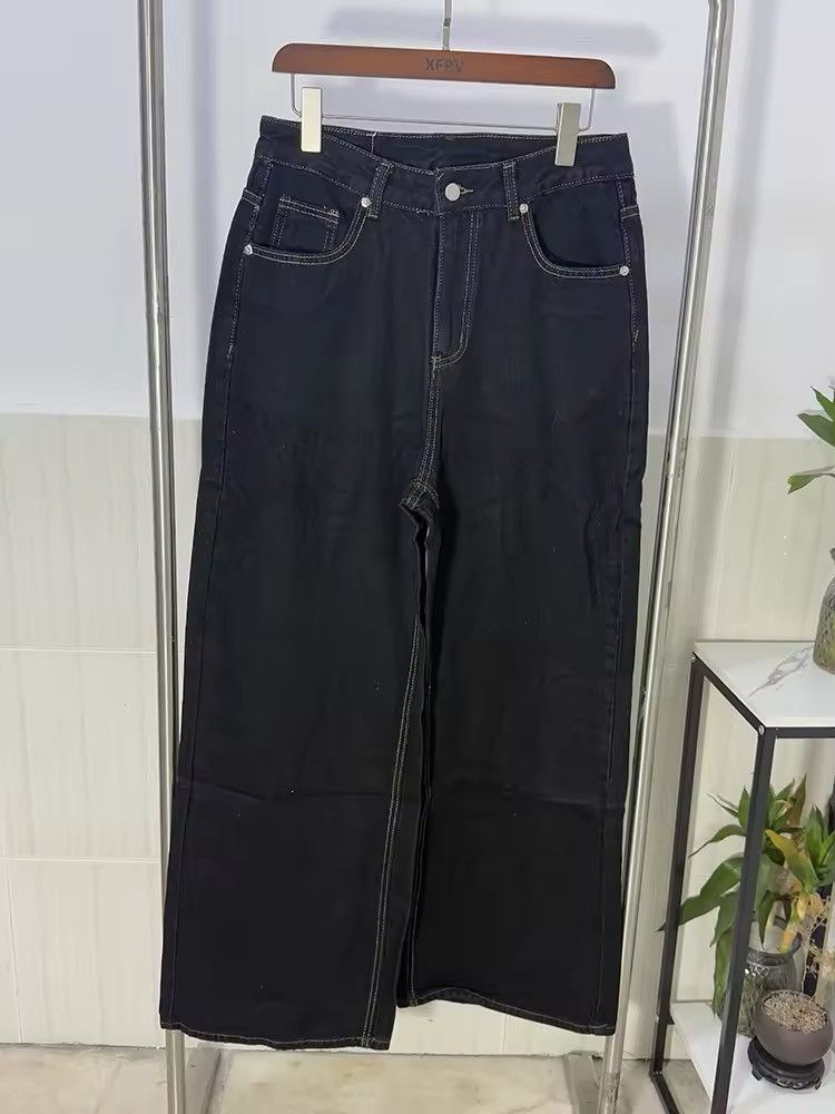 Japanese Brand Raw black denim Size US 30 / EU 46 - 1 Thumbnail
