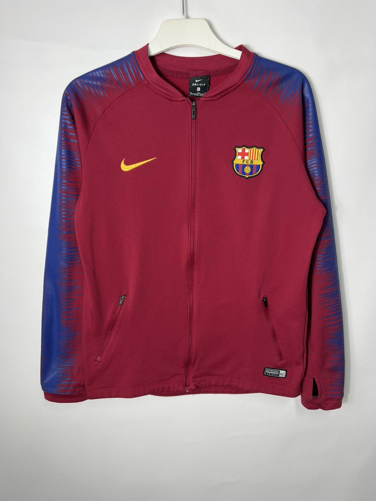 Nike Nike Fc Barcelona 18/19 Anthem Training Jacket Size Boys XL Size US S / EU 44-46 / 1 - 1 Thumbnail