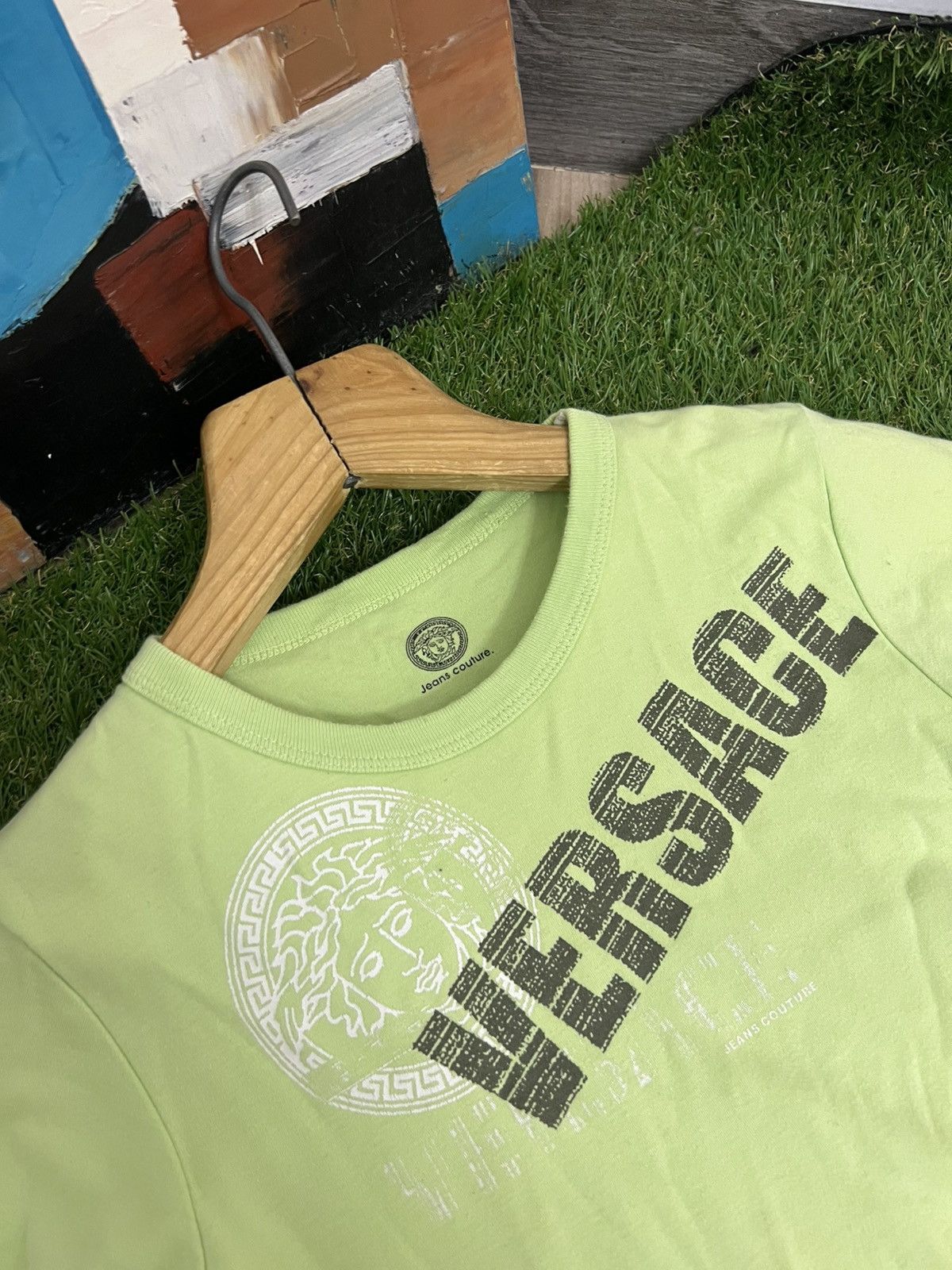 Versace Jeans Couture Versace Jeans Couture Big Logo T-Shirt Y2K Size S / US 4 / IT 40 - 5 Thumbnail
