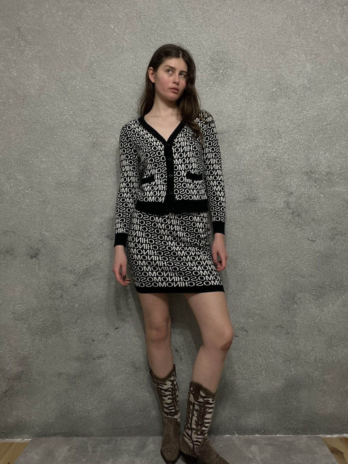 Hysteric Glamour × Moschino Moschino Designer Skirt Suit Set Italy Size S / US 4 / IT 40 - 2 Thumbnail