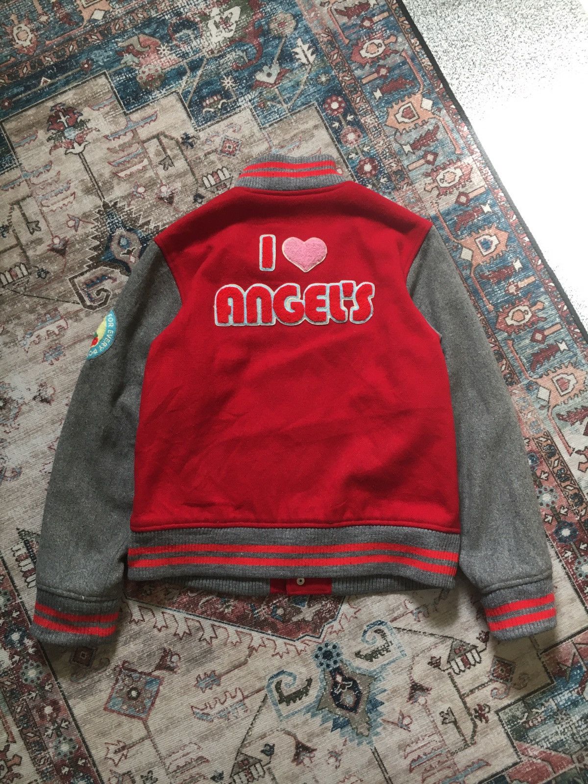 Hysteric Glamour Vintage Wool Angel Blue i love angels Varsity Size S / US 4 / IT 40 - 2 Thumbnail