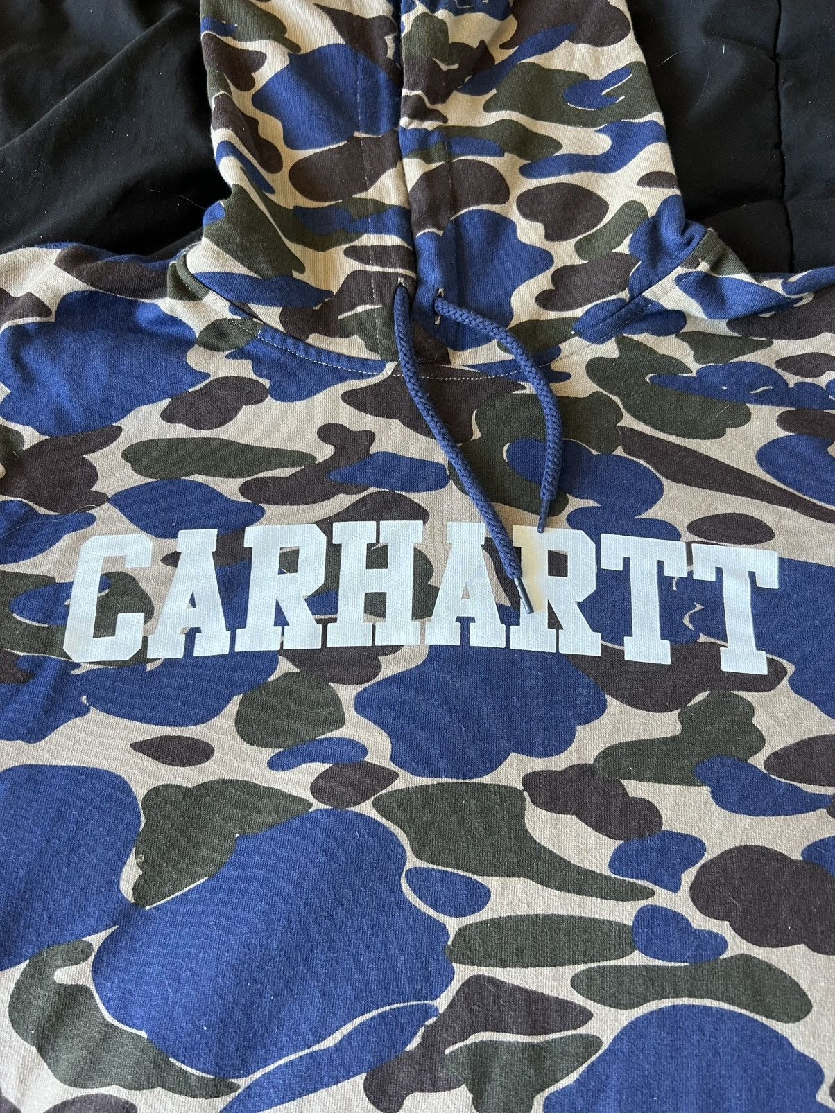 Carhartt × Carhartt Wip Carhartt Work In Progress Blue Camo College Sweatshirt Size US M / EU 48-50 / 2 - 2 Thumbnail
