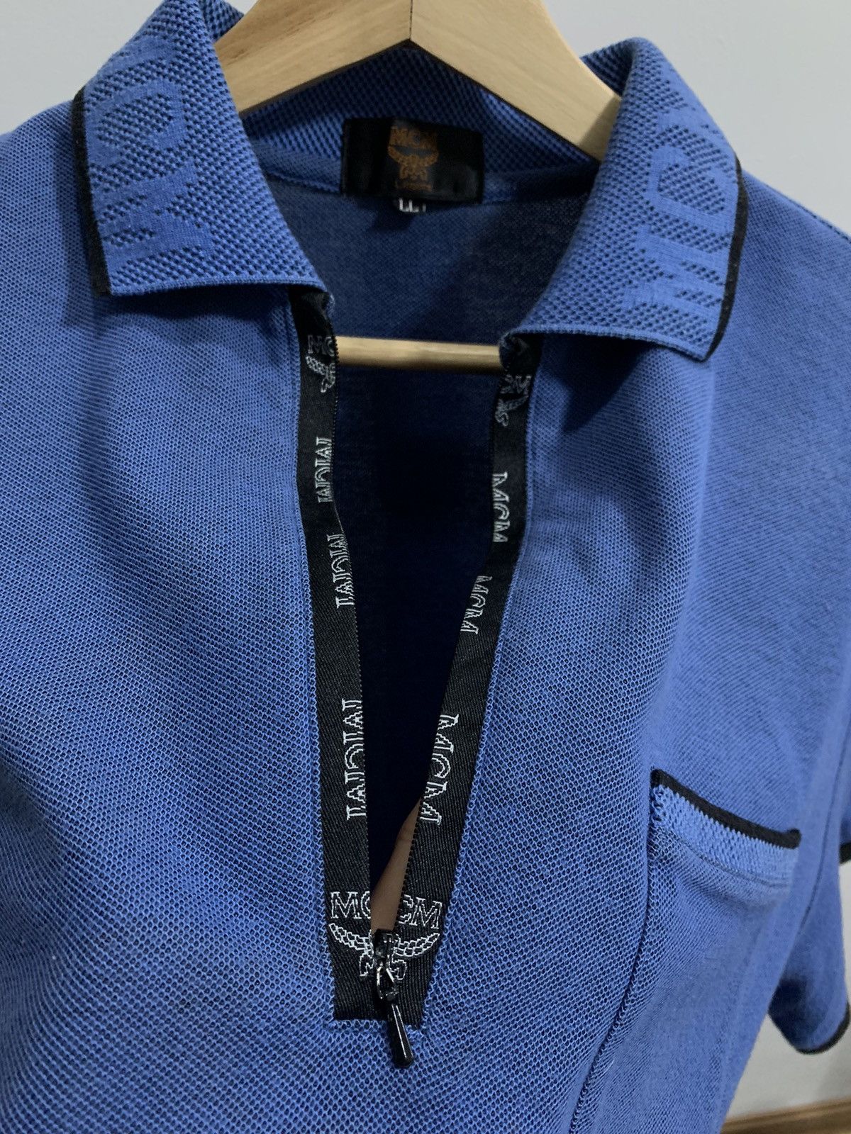 MCM × Vintage Vintage MCM Half Zipper Collar Shirt Size US M / EU 48-50 / 2 - 8 Thumbnail